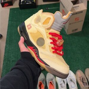 Off White Jordan 5 Size 13